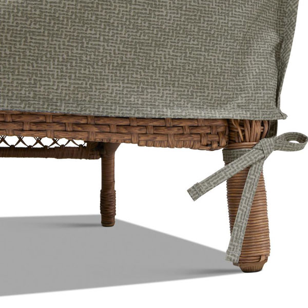 52" Duck Covers® Weekend Water-Resistant Patio Loveseat Cover with Integrated D - Image 8